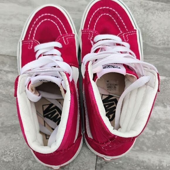 Vans Unisex Pig Suede Sk8 Hi Shoes W Sz 5 Men Sz 3.5 - Picture 9 of 15